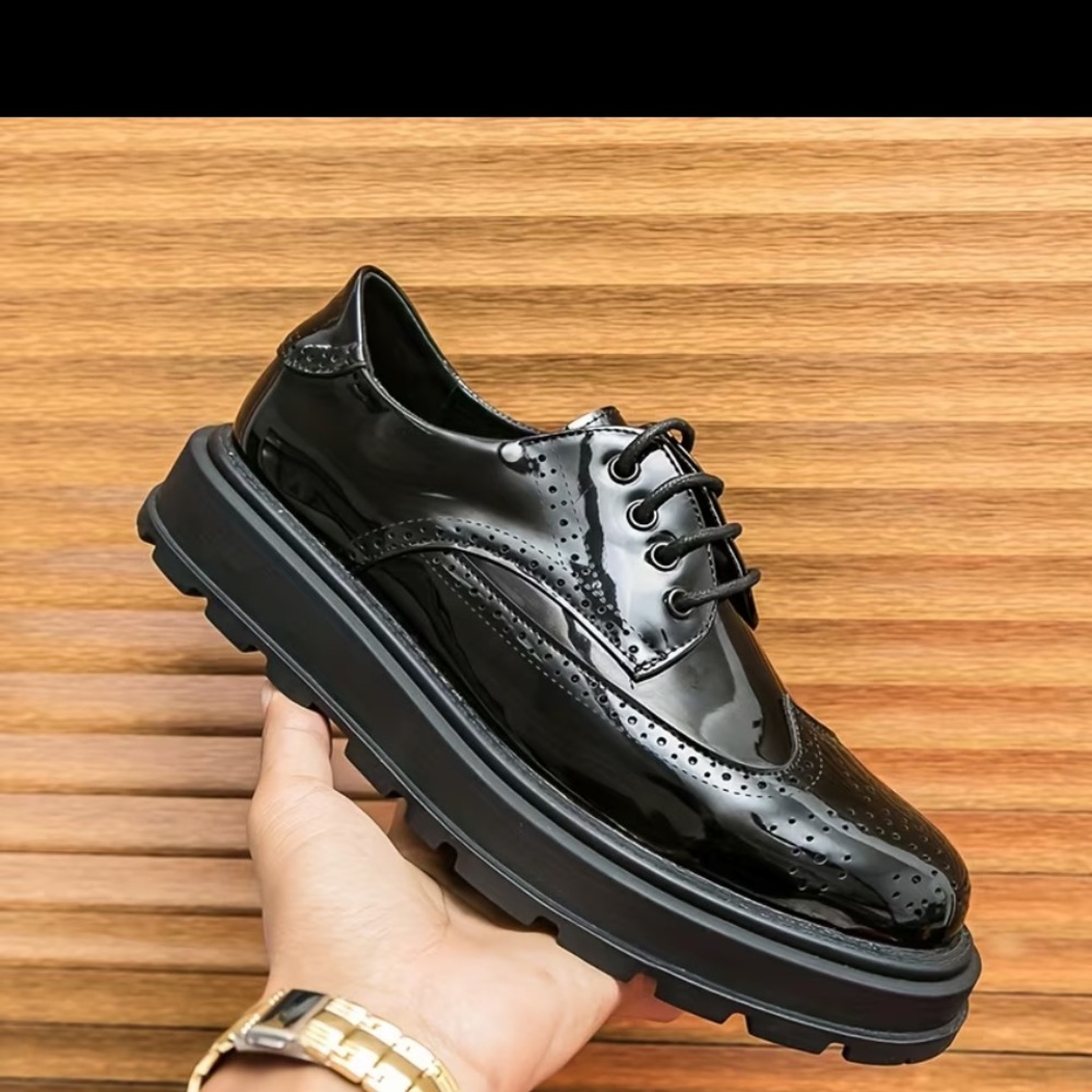 Oxford men black shoes 9.5